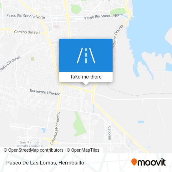 Paseo De Las Lomas map