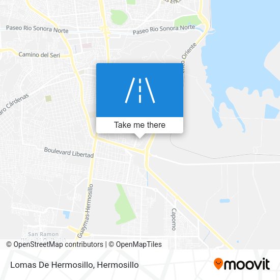 Lomas De Hermosillo map