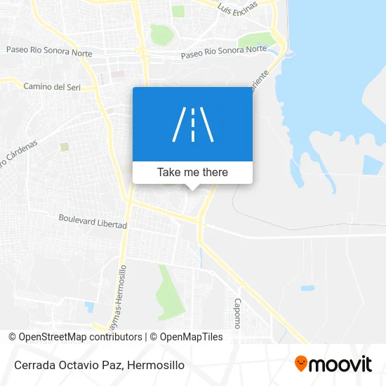 Cerrada Octavio Paz map