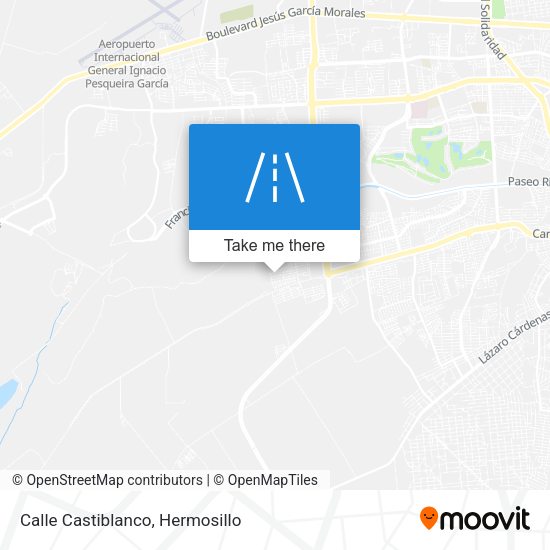 Mapa de Calle Castiblanco