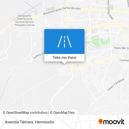Avenida Támara map