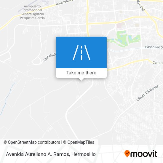 Mapa de Avenida Aureliano A. Ramos