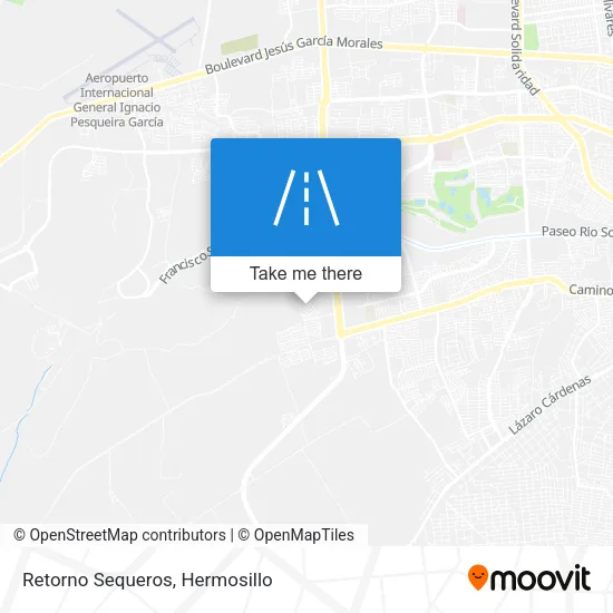 Retorno Sequeros map