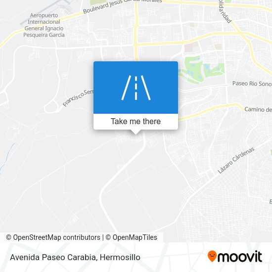 Avenida Paseo Carabia map