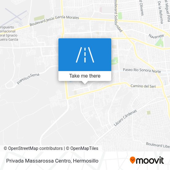 Mapa de Privada Massarossa Centro
