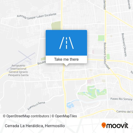 Cerrada La Heráldica map