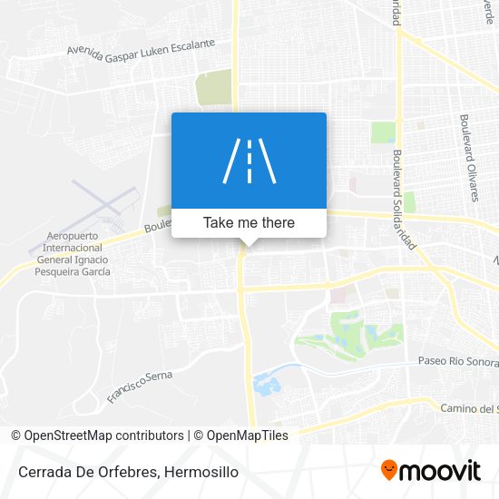 Cerrada De Orfebres map