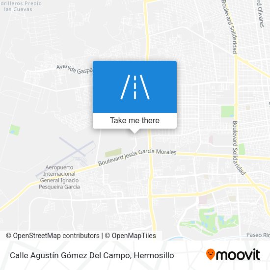 Calle Agustín Gómez Del Campo map