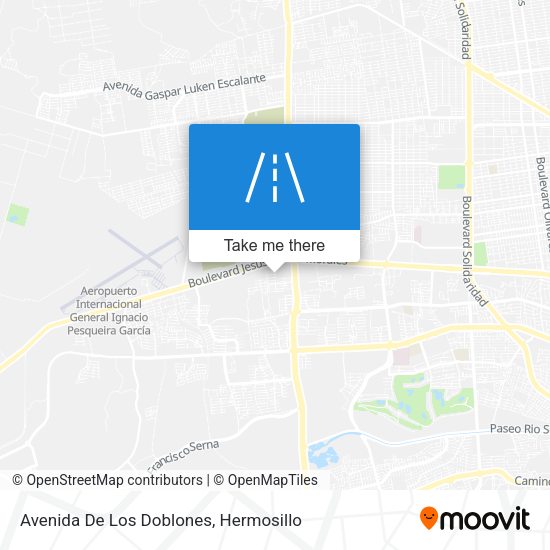 Avenida De Los Doblones map