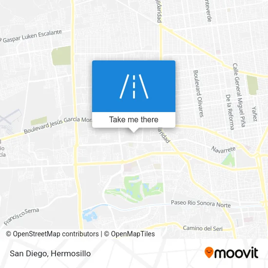 Mapa de San Diego
