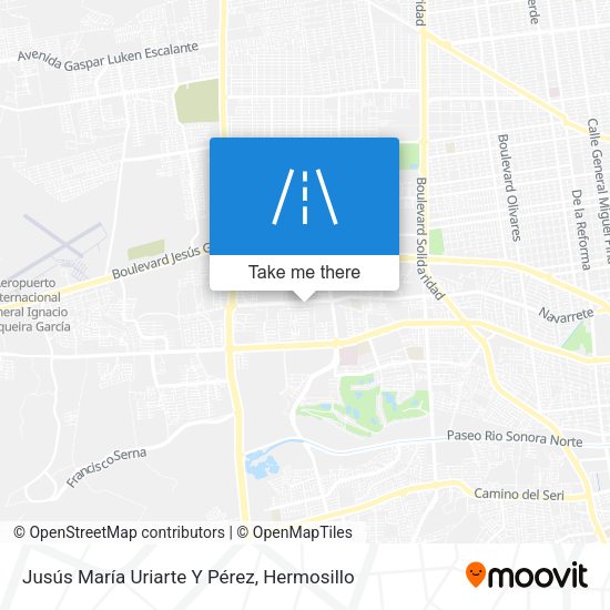 Jusús María Uriarte Y Pérez map