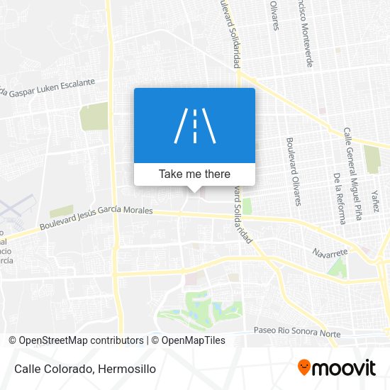 Mapa de Calle Colorado