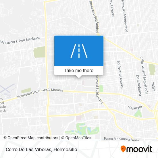 Mapa de Cerro De Las Viboras