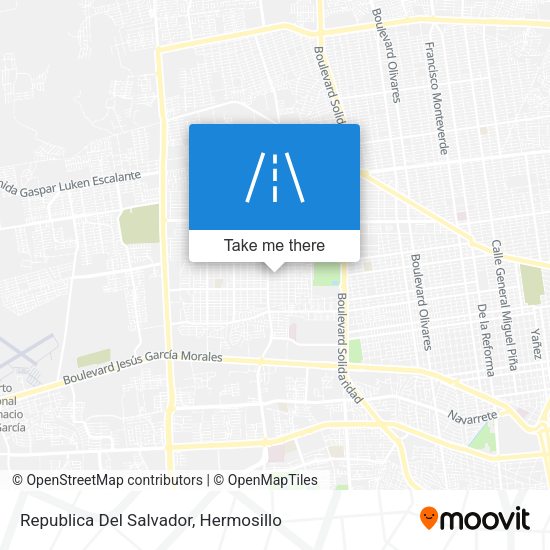 Republica Del Salvador map