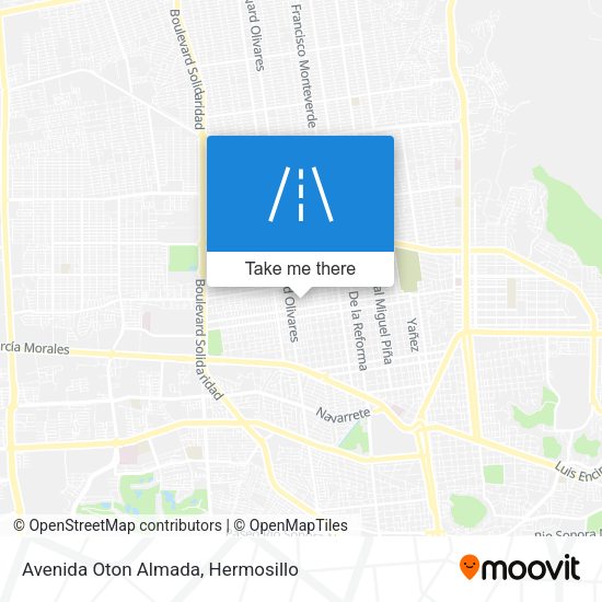 Mapa de Avenida Oton Almada