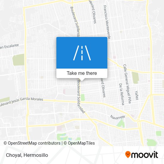 Mapa de Choyal