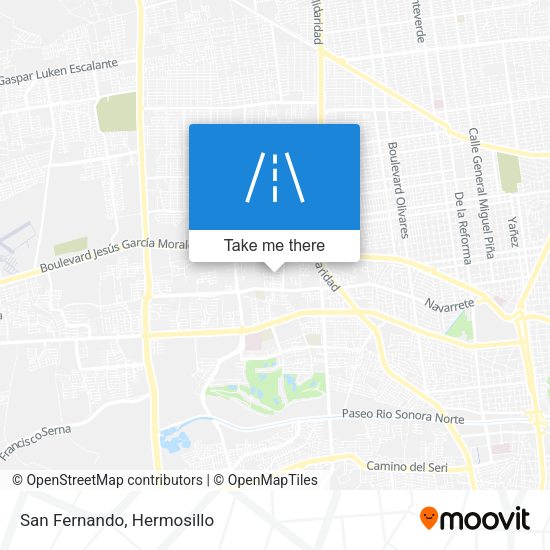 Mapa de San Fernando