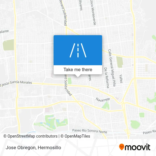 Jose Obregon map