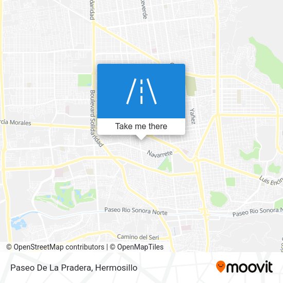 Mapa de Paseo De La Pradera