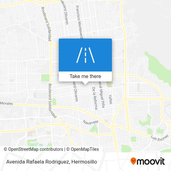 Avenida Rafaela Rodriguez map