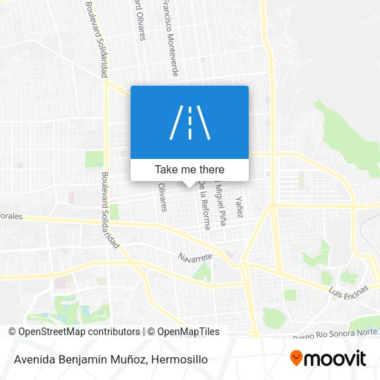 Mapa de Avenida Benjamín Muñoz