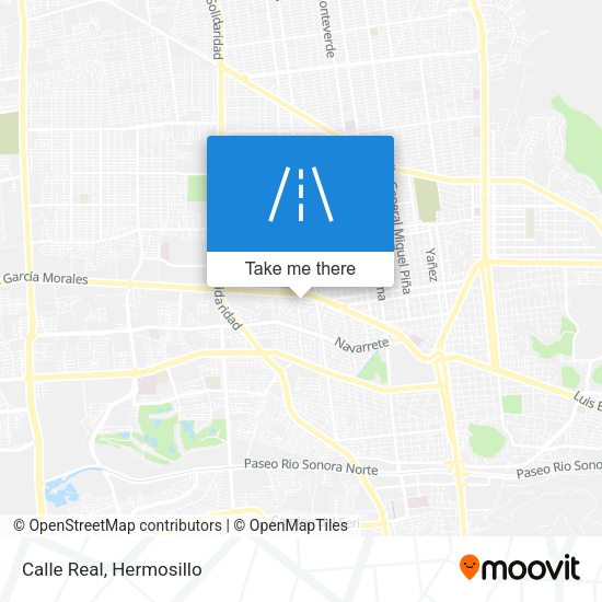 Mapa de Calle Real