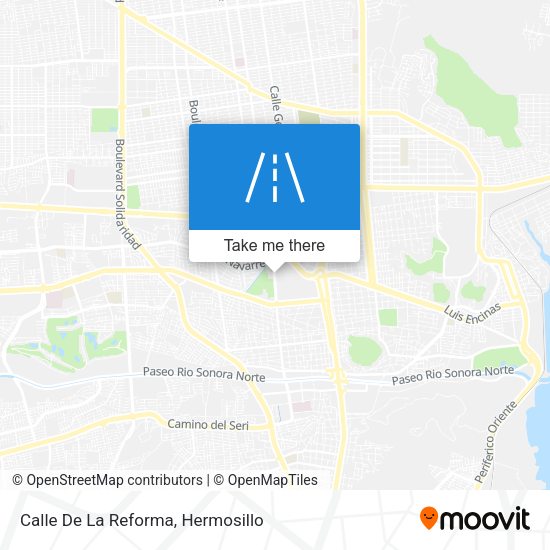 Calle De La Reforma map