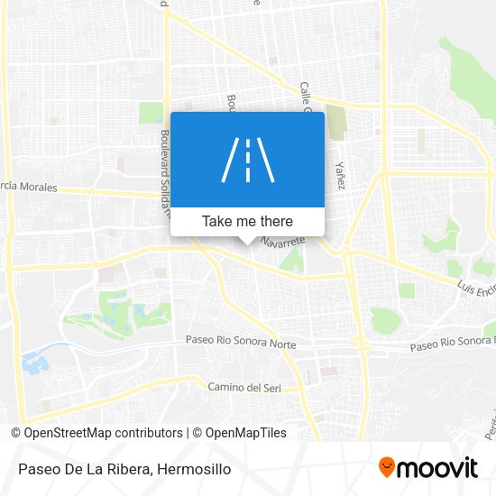Mapa de Paseo De La Ribera
