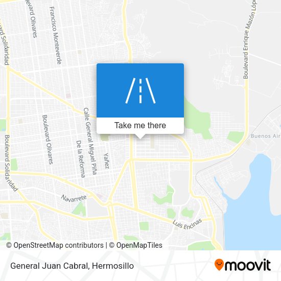 Mapa de General Juan Cabral