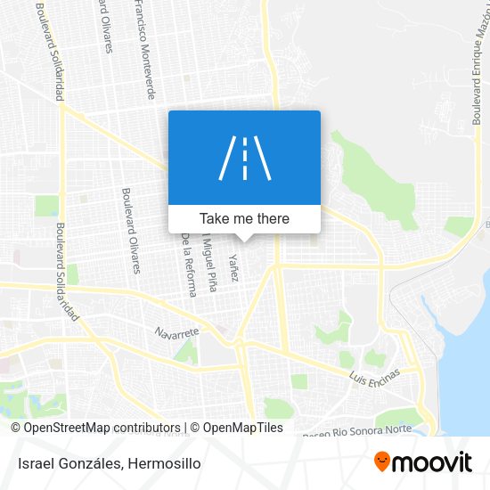 Israel Gonzáles map