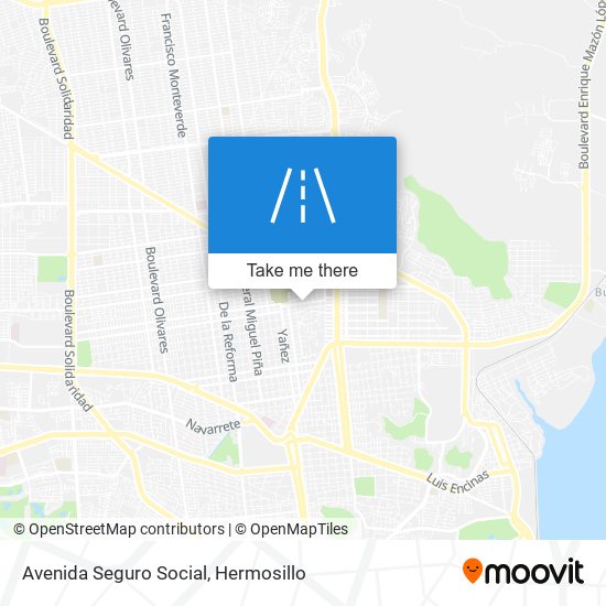 Mapa de Avenida Seguro Social