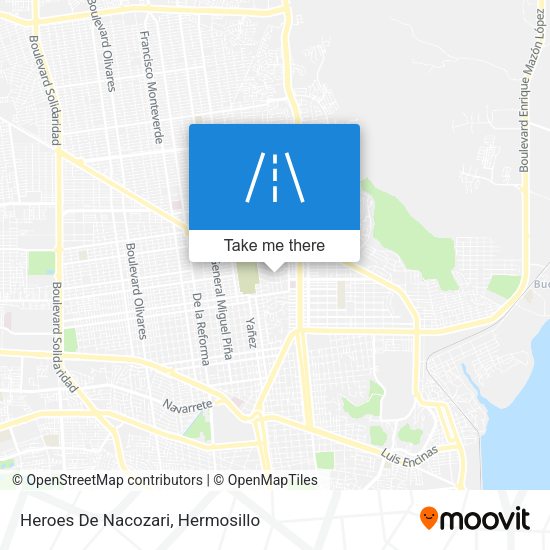 Mapa de Heroes De Nacozari