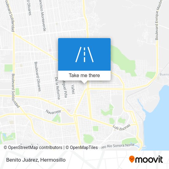 Mapa de Benito Juárez