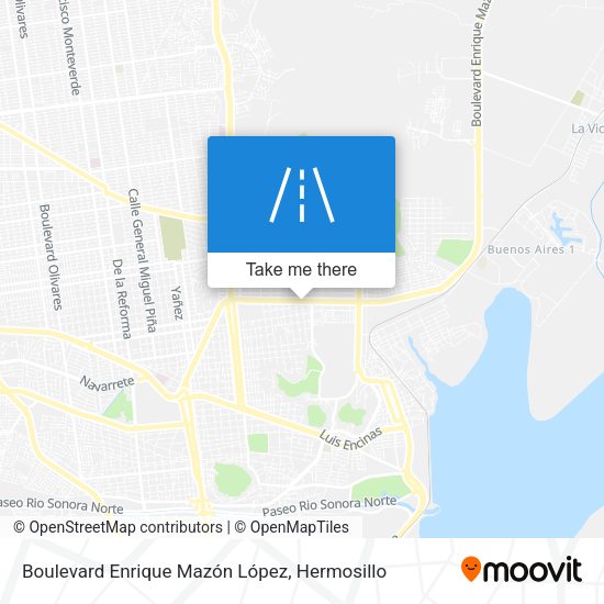 Boulevard Enrique Mazón López map