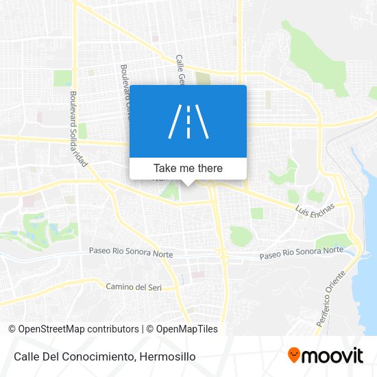 Mapa de Calle Del Conocimiento
