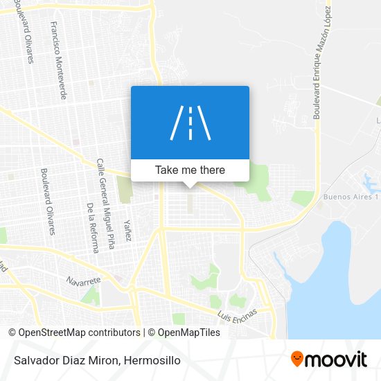 Salvador Diaz Miron map