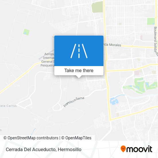 Mapa de Cerrada Del Acueducto