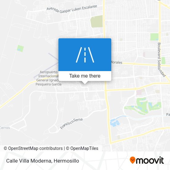 Calle Villa Moderna map