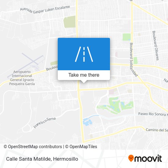Mapa de Calle Santa Matilde