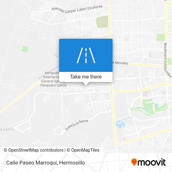 Calle Paseo Marroquí map