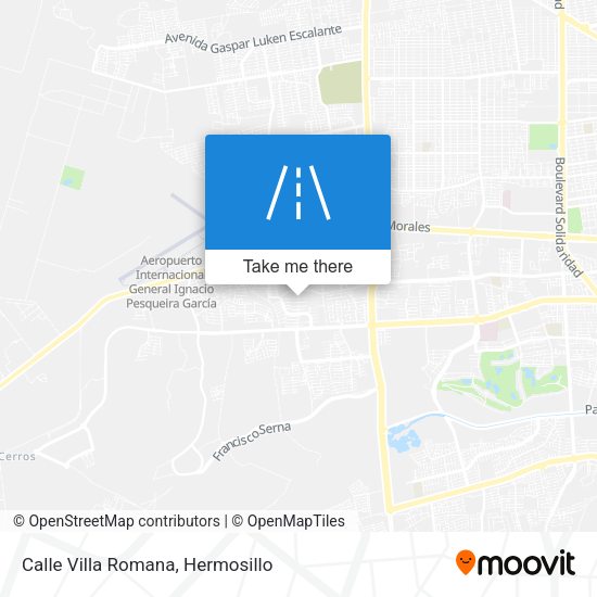 Calle Villa Romana map