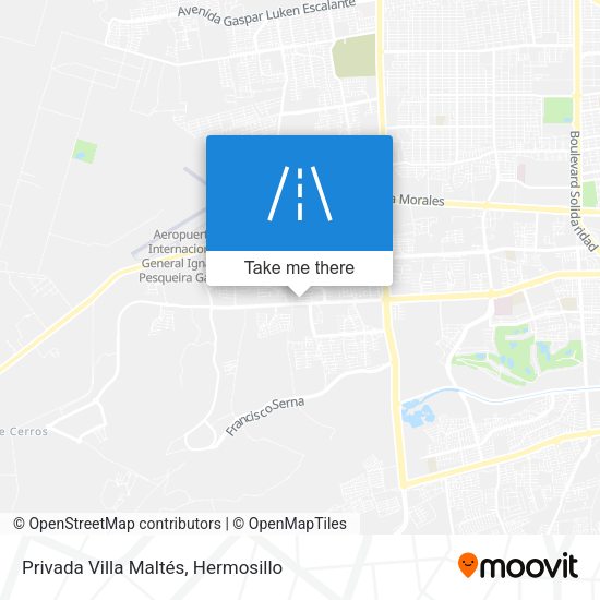 Privada Villa Maltés map