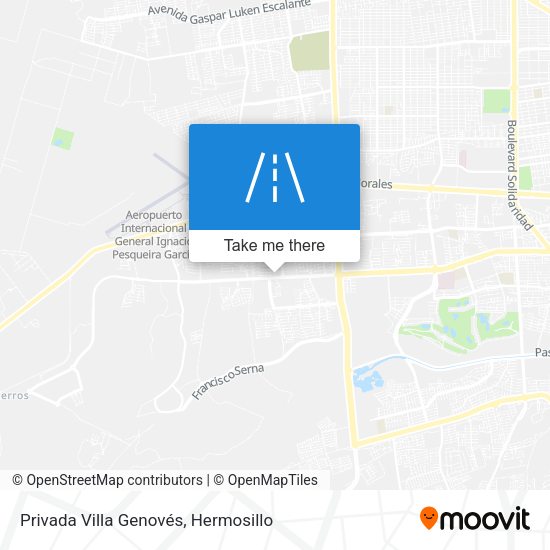 Mapa de Privada Villa Genovés