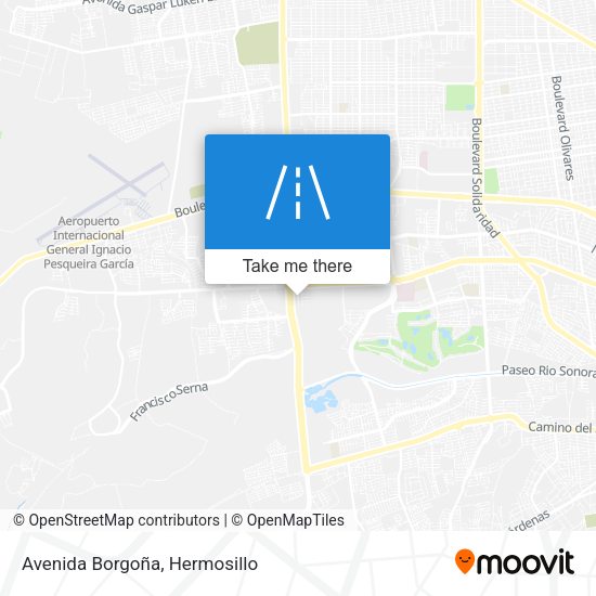 Avenida Borgoña map