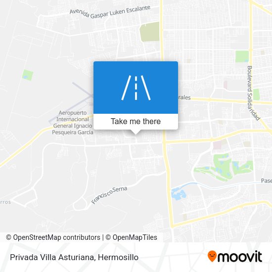 Privada Villa Asturiana map