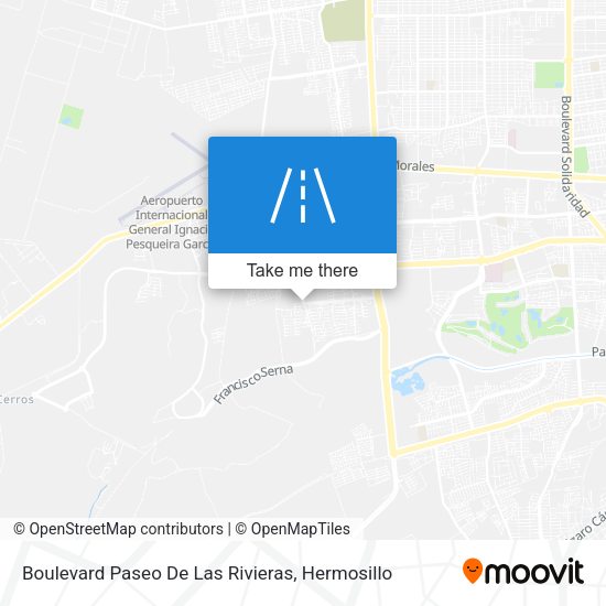 Boulevard Paseo De Las Rivieras map
