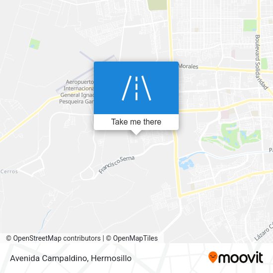 Avenida Campaldino map
