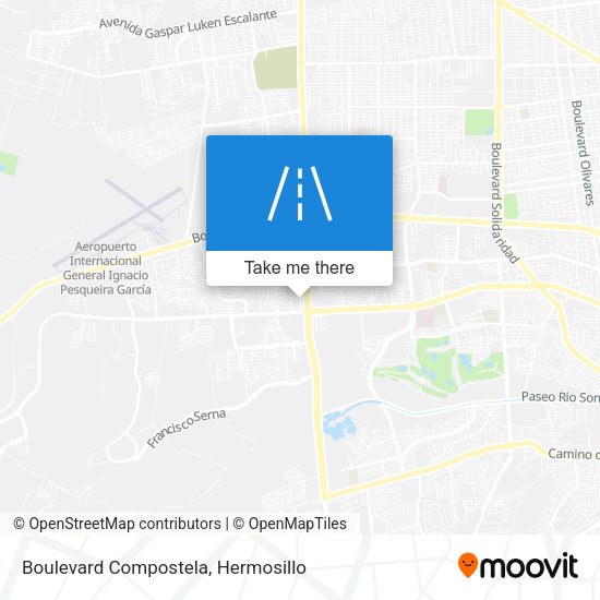 Boulevard Compostela map
