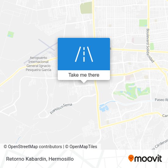 Retorno Kabardín map
