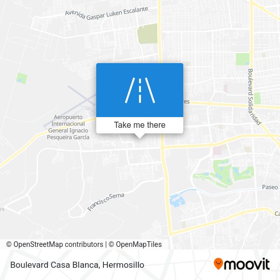 Mapa de Boulevard Casa Blanca